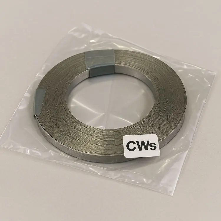 Rollo de electrodo Ni-Cr 3×0,20 mm – 25 m | Aleación níquel-cromo para sellado térmico