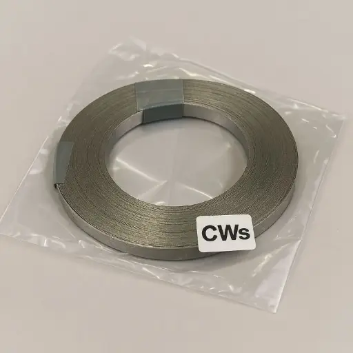 Rollo de electrodo Ni-Cr 3×0,20 mm – 25 m | Aleación níquel-cromo para sellado térmico