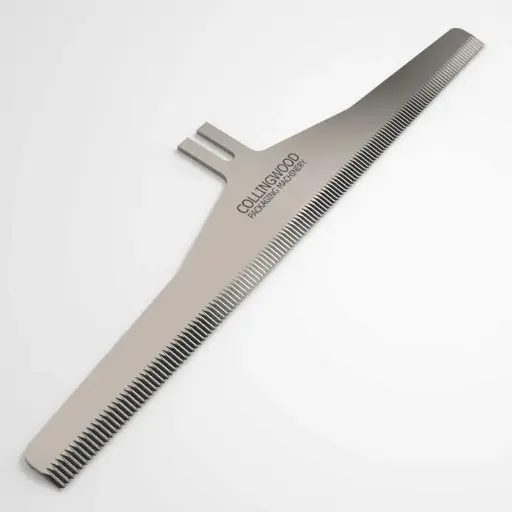 [T2800522] Lame de coupe dentelée L-295 pour machine d'emballage verticale VFFS